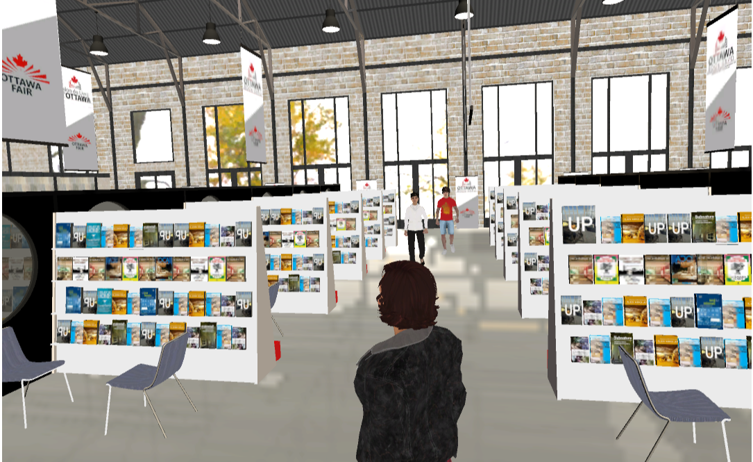Canadian public library metaverse expo center
